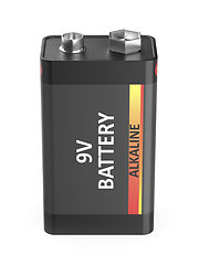 Image showing Nine volt battery