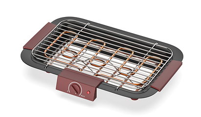 Image showing Empty electric grill