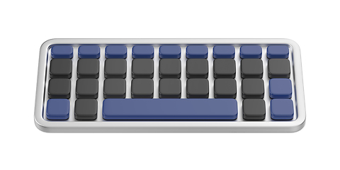 Image showing Simple wireless computer keyboard