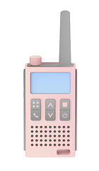 Image showing Sketch of walkie-talkie