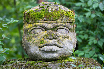 Image showing Replica of Olmec Sculpture