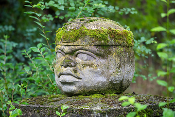 Image showing Replica of Olmec Sculpture