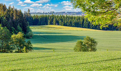 Image showing Summer landscape Vysocina Czech Republic
