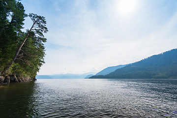 Image showing Teletskoye lake in Altai mountains