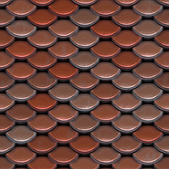 Image showing Red Roof Tiles