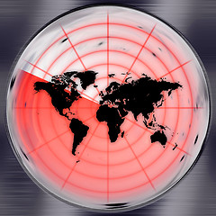 Image showing World Radar Screen