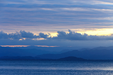 Image showing Idyllic sunset over indian ocean, Madagascar