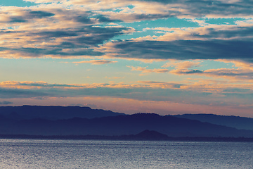 Image showing Idyllic sunset over indian ocean, Madagascar