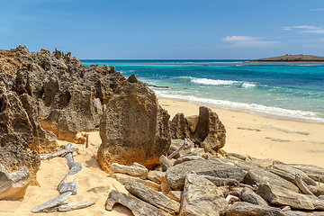 Image showing paradise sand beach in Madagascar, Antsiranana, Diego Suarez