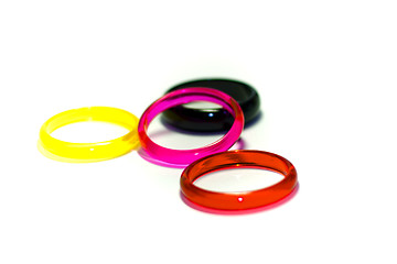 Image showing Colour rings