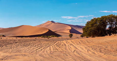 Image showing beautiful Sesriem landscape in Namibia Africa