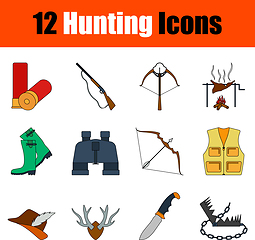 Image showing Hunting Icon Set