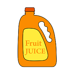 Image showing Fruit Juice Canister Icon