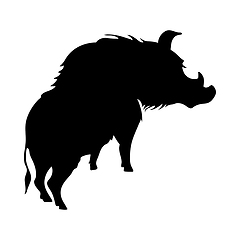 Image showing Boar Silhouette