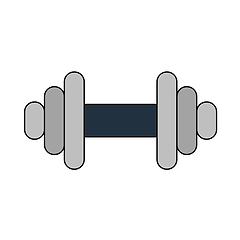 Image showing Icon Of Dumbbell