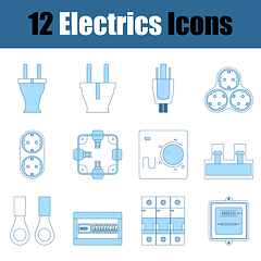 Image showing Electrics Icon Set