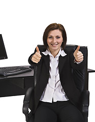 Image showing Positive businesswoman