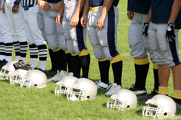 Image showing referee and football players