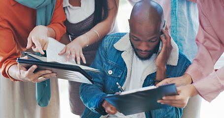 Image showing angry, anxiety, black, black man, burnout, business, call, career, cellphone, chaos, check, checking, checklist, collaboration, commitment, crisis, data, deadline, debt, digital, diversity, document,