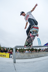 Image showing Daniel Ferreira during the 4th Stage DC Skate Challenge