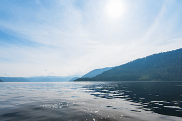 Image showing Teletskoye lake in Altai mountains