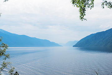 Image showing Teletskoye lake in Altai mountains