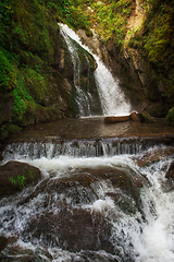 Image showing Choodor Waterfall at Lake Teletskoye