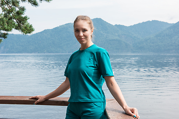 Image showing Teletskoye lake in Altai mountains