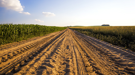 Image showing ruts from traffic