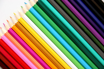 Image showing colored pencils