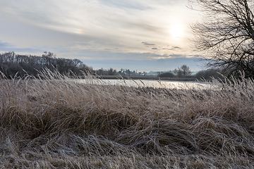 Image showing Winter landscape covered with snow