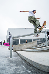 Image showing Tiago Lopes during the 4th Stage DC Skate Challenge