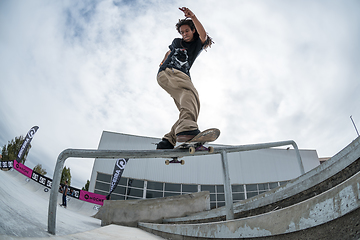 Image showing Matheus Freitas during the 4th Stage DC Skate Challenge