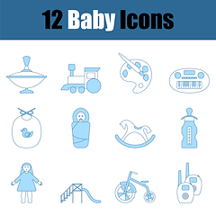 Image showing Baby Icon Set