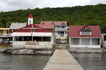 Image showing Deshaies, Guadeloupe, French Antilles