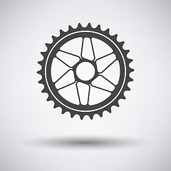 Image showing Bike Gear Star Icon