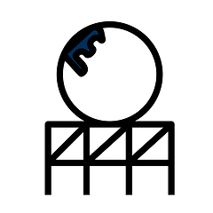 Image showing Roller Coaster Loop Icon