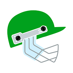 Image showing Cricket Helmet Icon