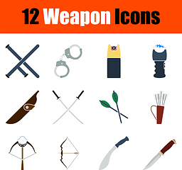 Image showing Weapon Icon Set