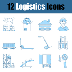 Image showing Logistics Icon Set