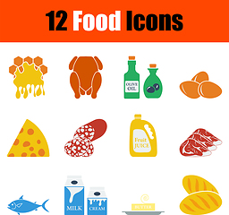 Image showing Food Icon Set