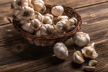 Image showing Bunch of garlic