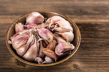 Image showing Organic garlic
