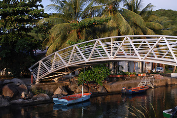 Image showing Deshaies, Guadeloupe, French Antilles