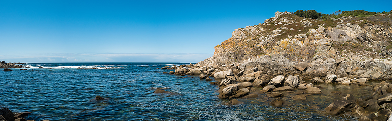 Image showing Seashore at Cies islands