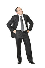 Image showing Businessman on white background