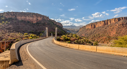 Image showing new bridge across Blue Nile, Ethiopia