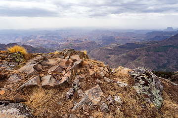 Image showing Semien or Simien Mountains, Ethiopia