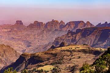 Image showing Semien or Simien Mountains, Ethiopia