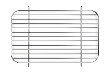 Image showing Empty metal oven grid